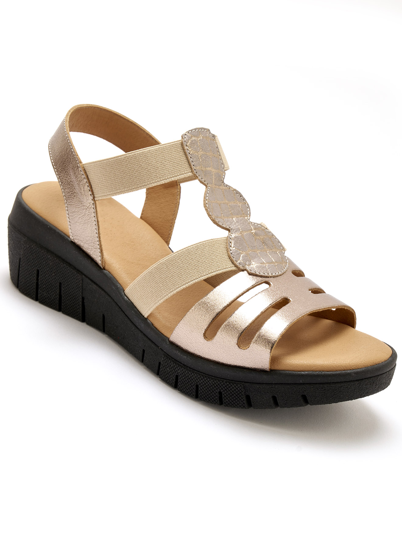 Sandales élastiquées à aérosemelle®
