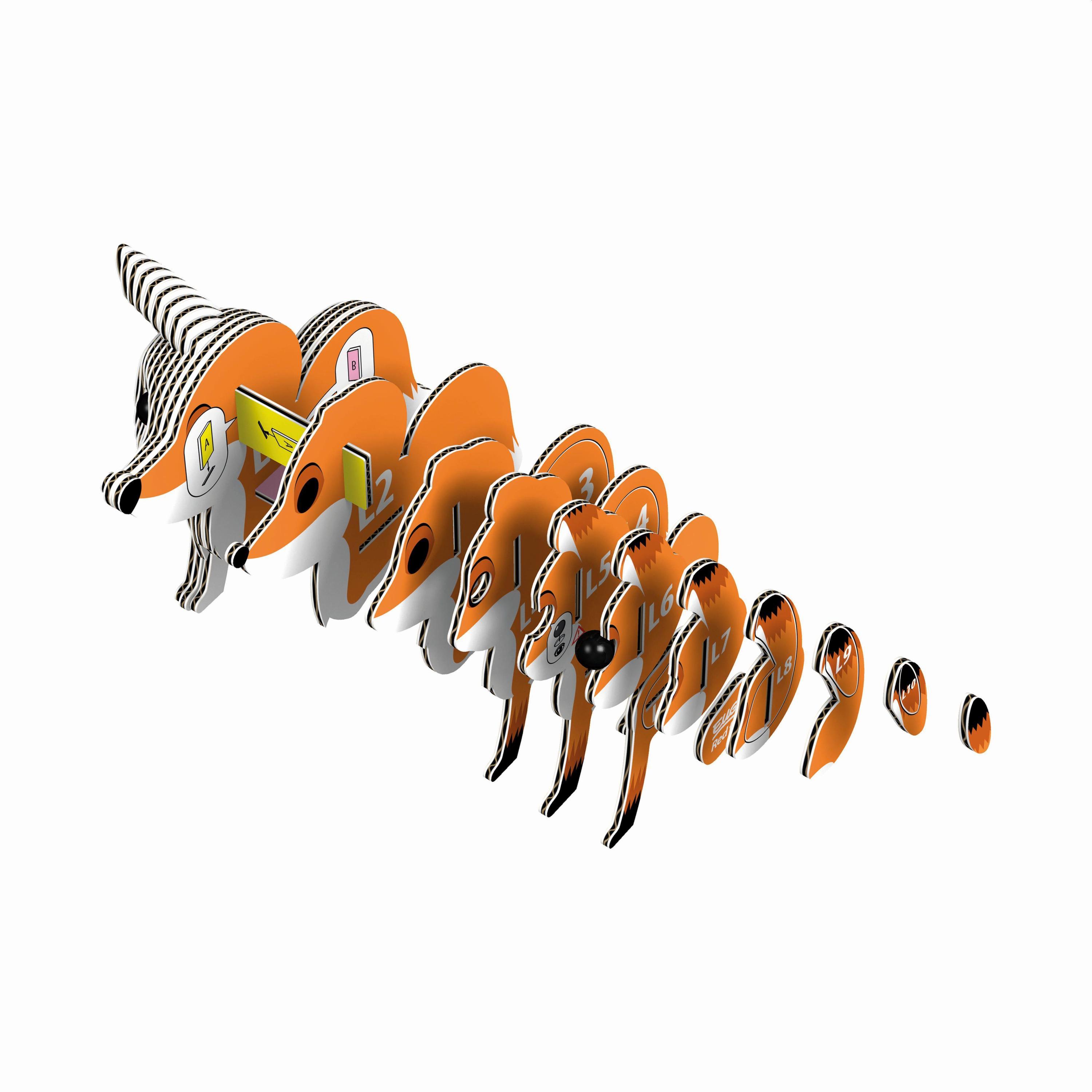 3D Bastelset Fuchs