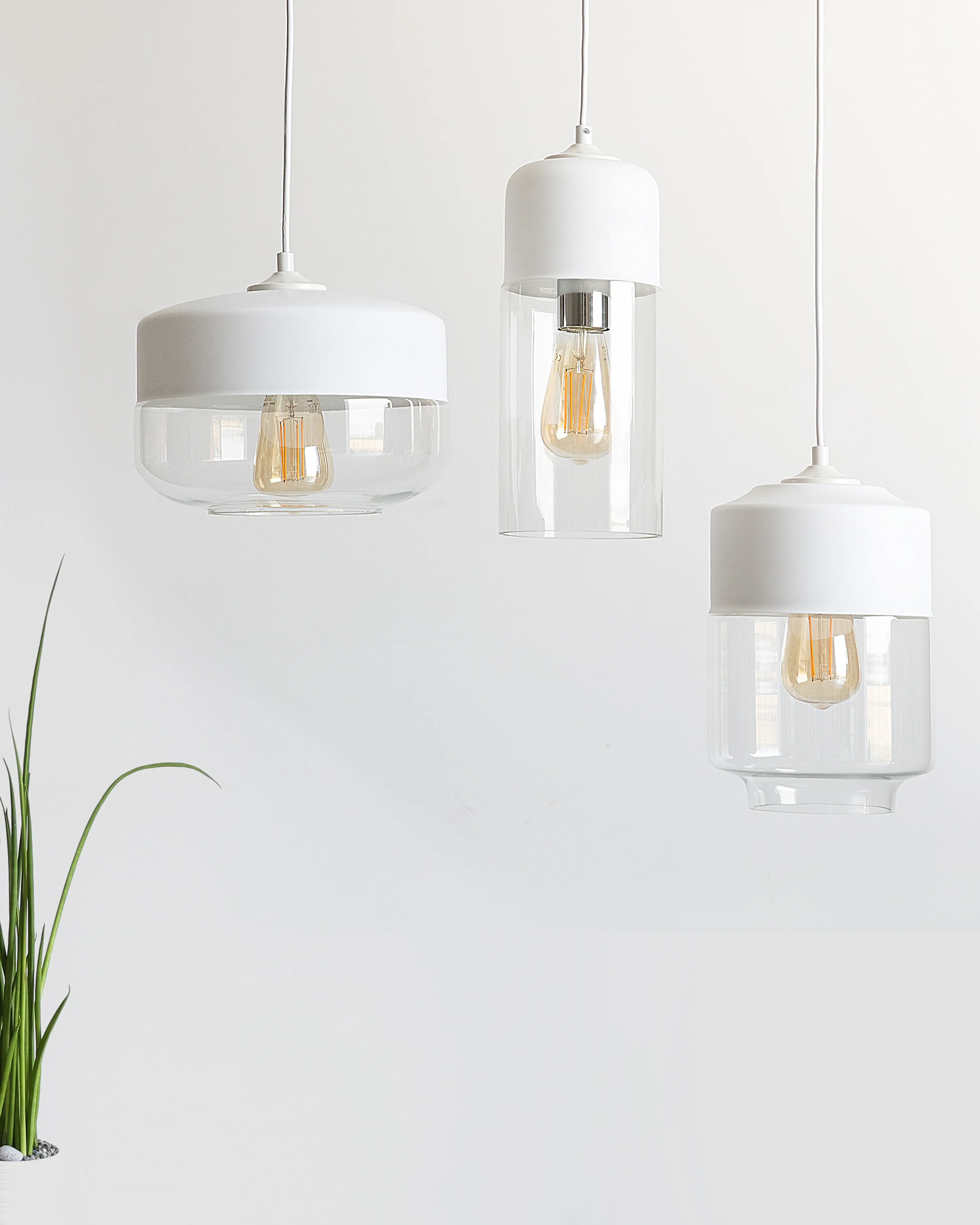 Hanglamp MURRAY Glas Wit