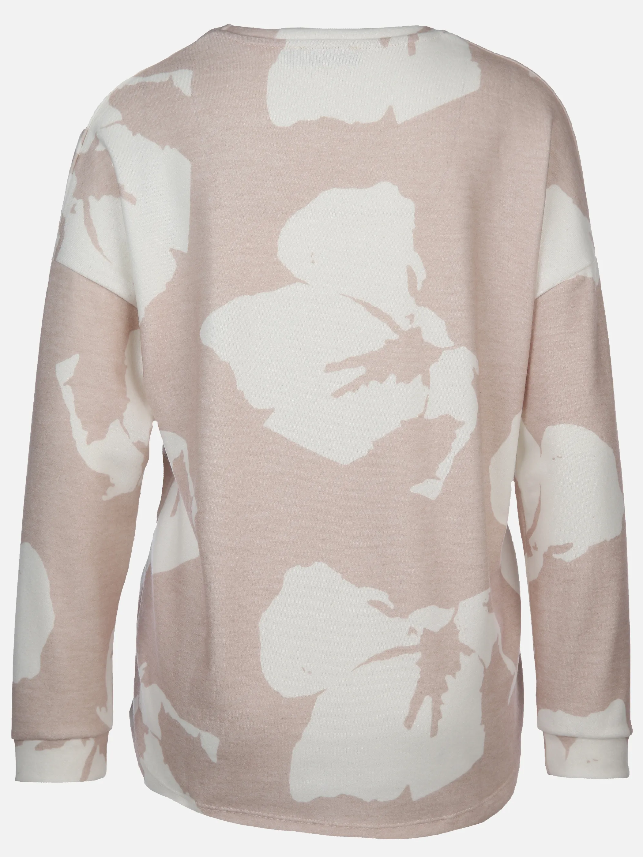 Damen Flauschshirt mit V-Ausschnitt