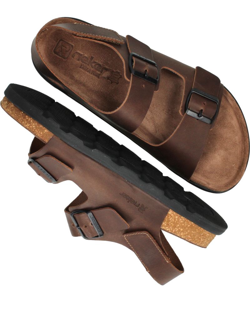 Rieker Sandalen Bruin Heren