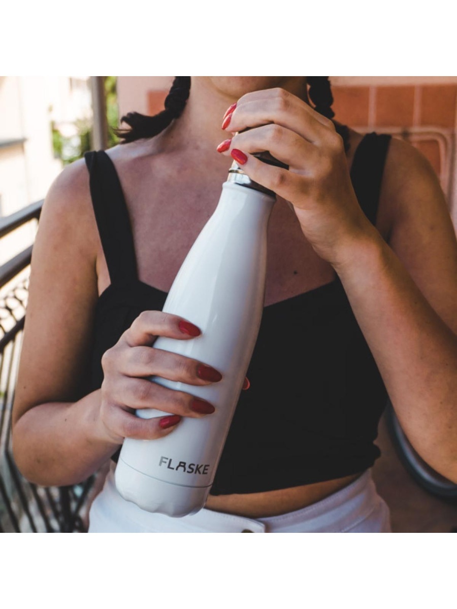 FLASKE 500 ml  RVS Drinkfles - Ice