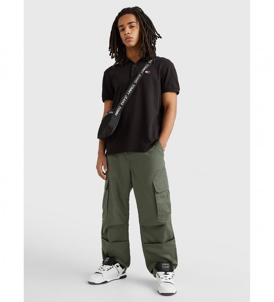 Tommy Jeans Polo de corte clsico con parche negro