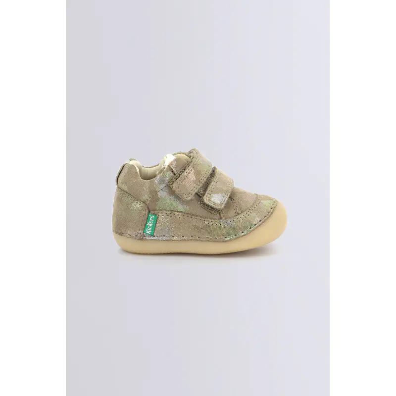 SOSTANKRO KAKI CAMO IRISE BOTTILLONS Cuir Garçon