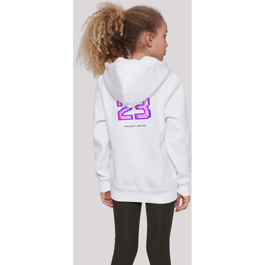 F4NT4STIC Hoodie SIlvester Party Happy People Only weiß