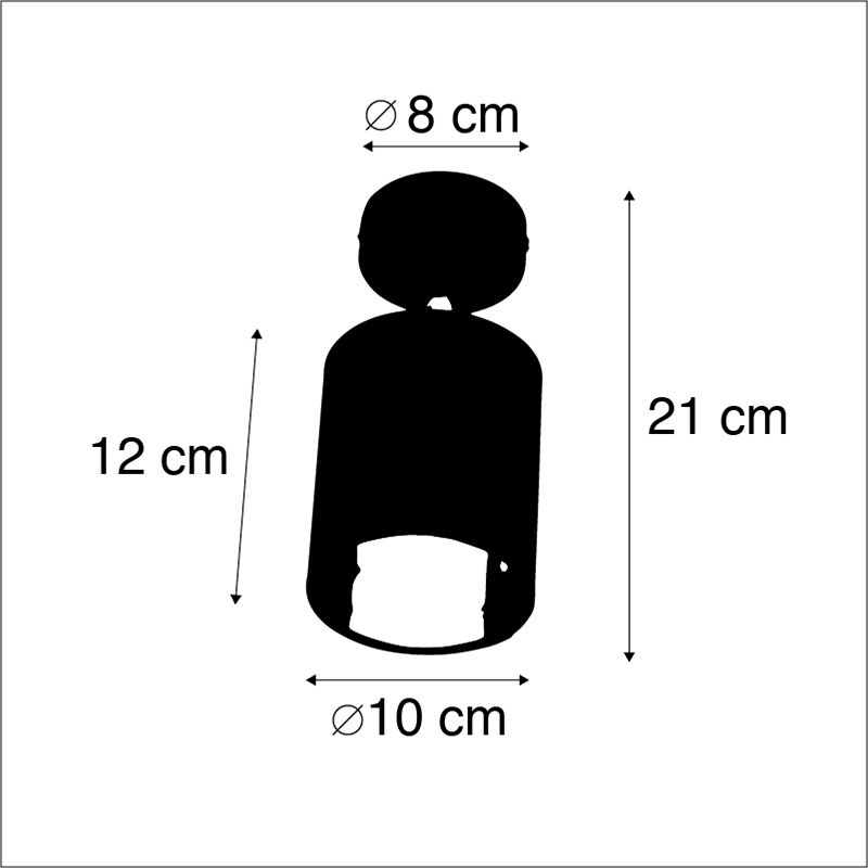 Moderne plafondlamp wit - Lofty