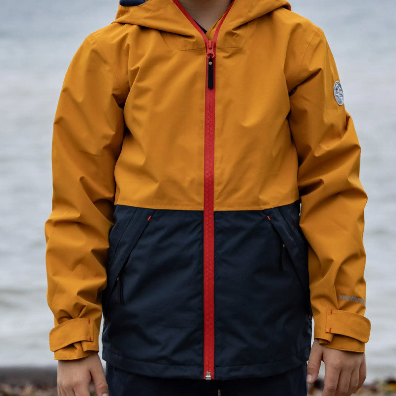 Kinder Ananda Regenjacke inca gold