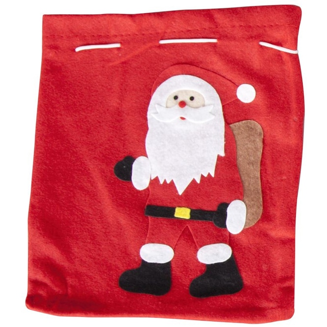 Nikolaussäckchen - Weihnachtsmann - ca. 23 x 25 cm - 1 Stück
