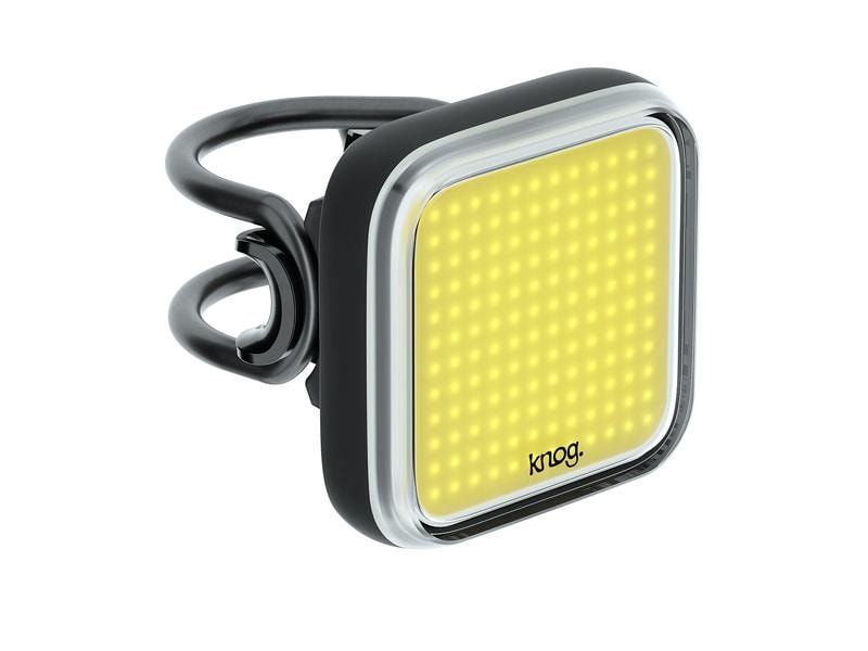 knog. Velolampe Blinder Skull Vorne, Schwarz Fahrrad Frontlicht mit Muster