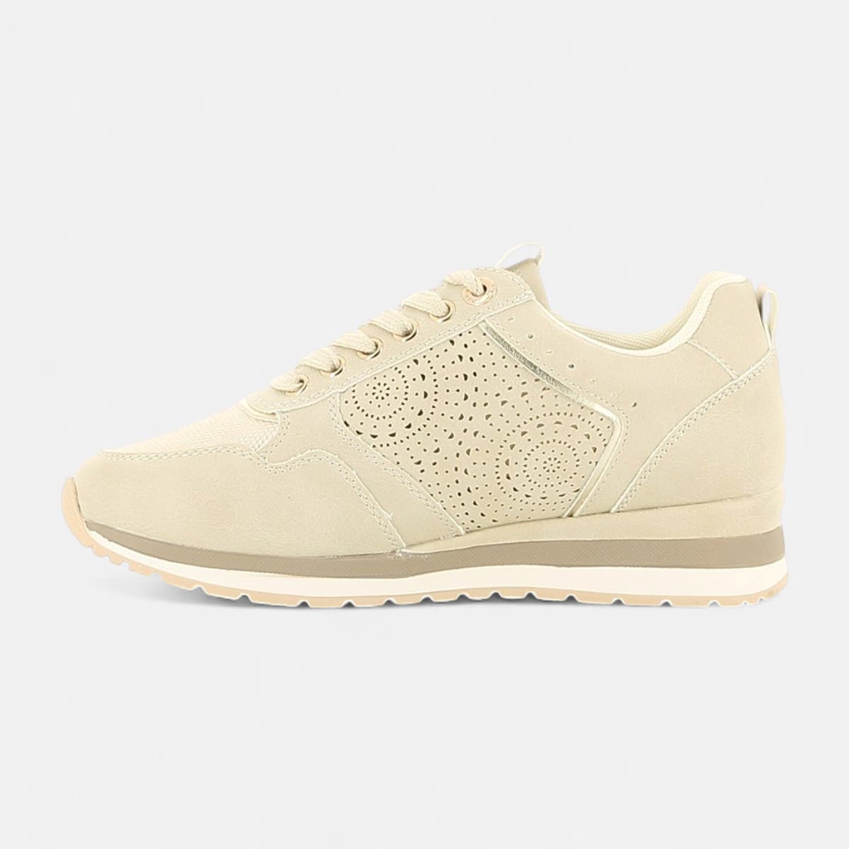 Baskets basses Femme beige