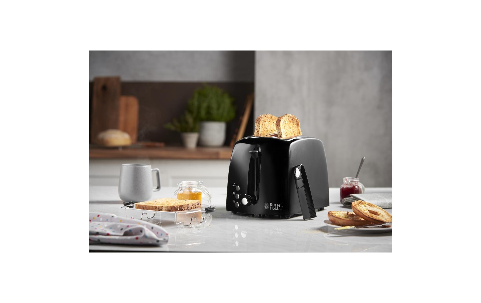 Toaster Textires SchwarzKlassischer Toaster