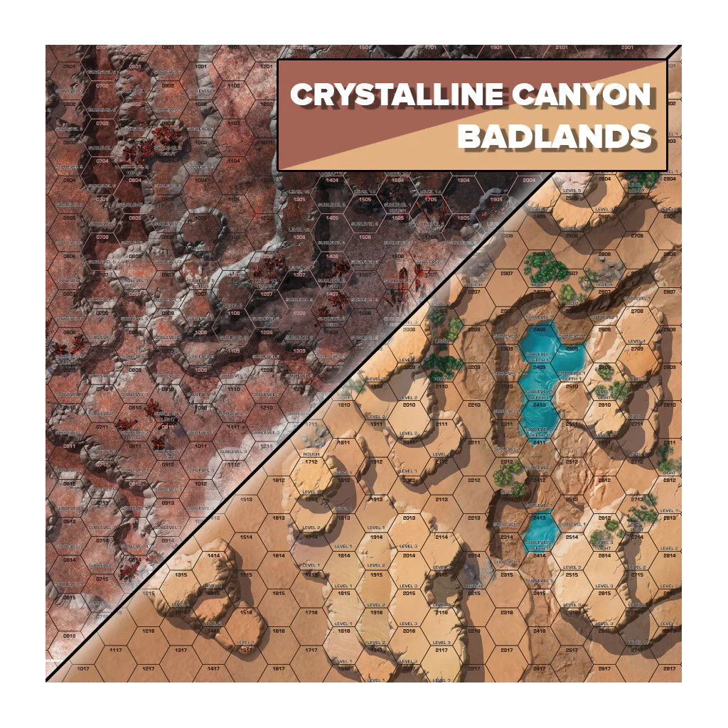 BattleTech Neoprene Battle Mat - Alien Worlds