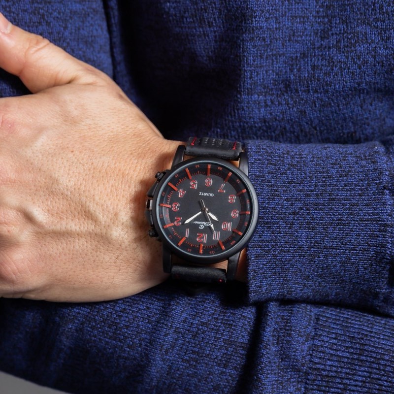 Montre Homme CHTIME bracelet Plastique Noir