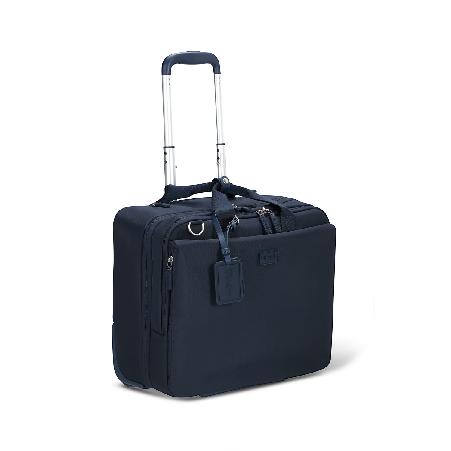 Lipault 4BIZ Rolling Tote carbon blue