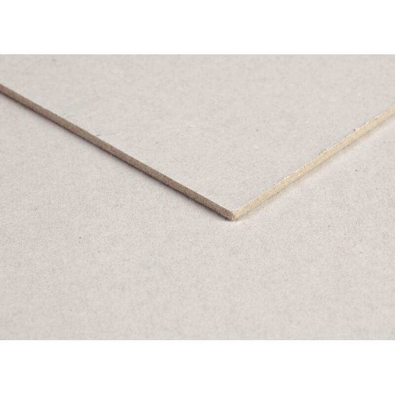 Carton Gris 3,0mm 5F 50x65cm 1950g - Gris
