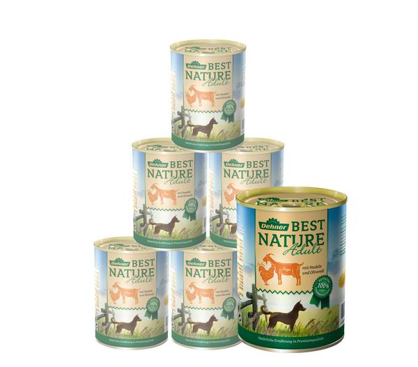 Dehner Best Nature Nassfutter für Hunde Adult