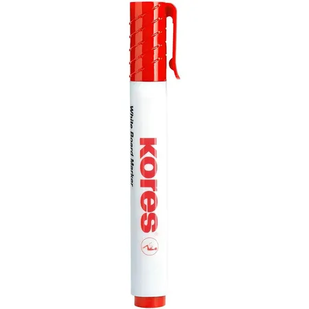 Kores Whiteboard- & Flipchart-Marker K MARKER, rot
