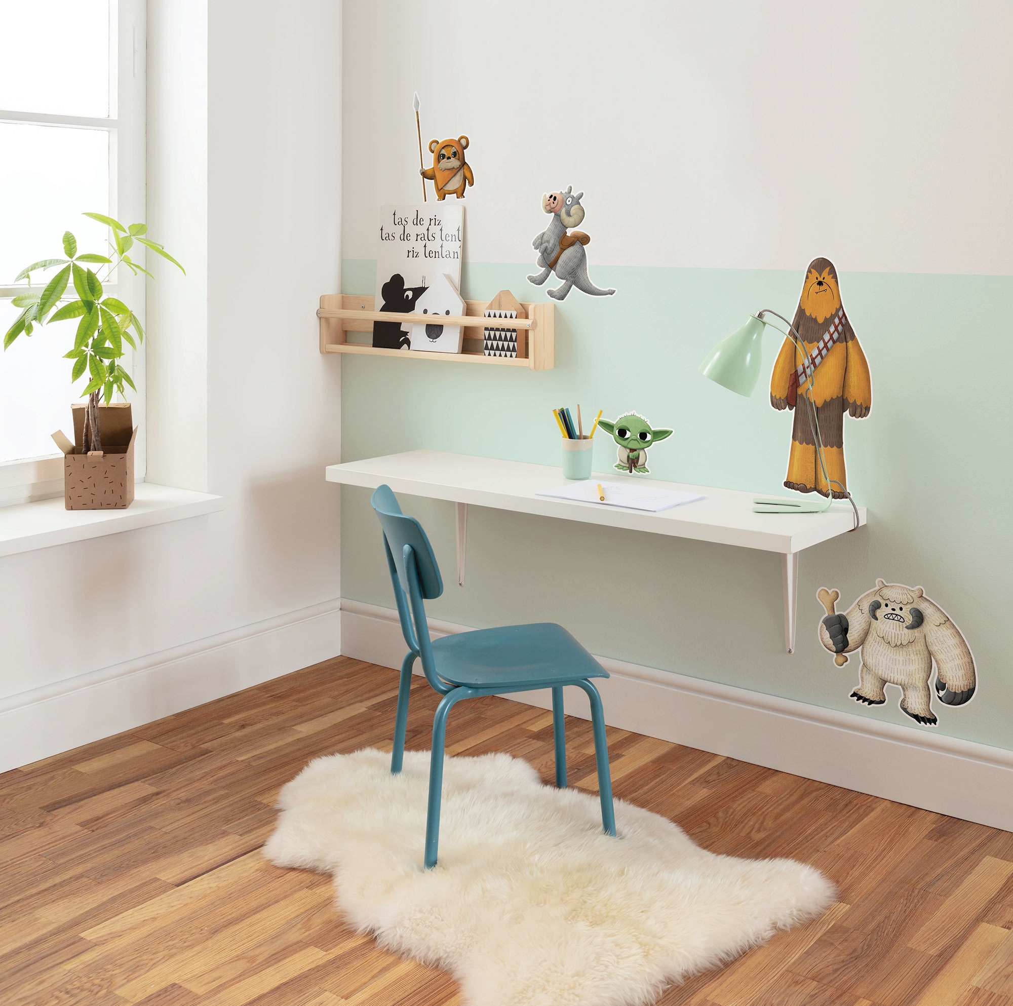 Komar Wandtattoo »Star Wars friendly Monsters« 50 x 70 cm (Breite x Höhe) - Kinderzimmer, Wandsticker
