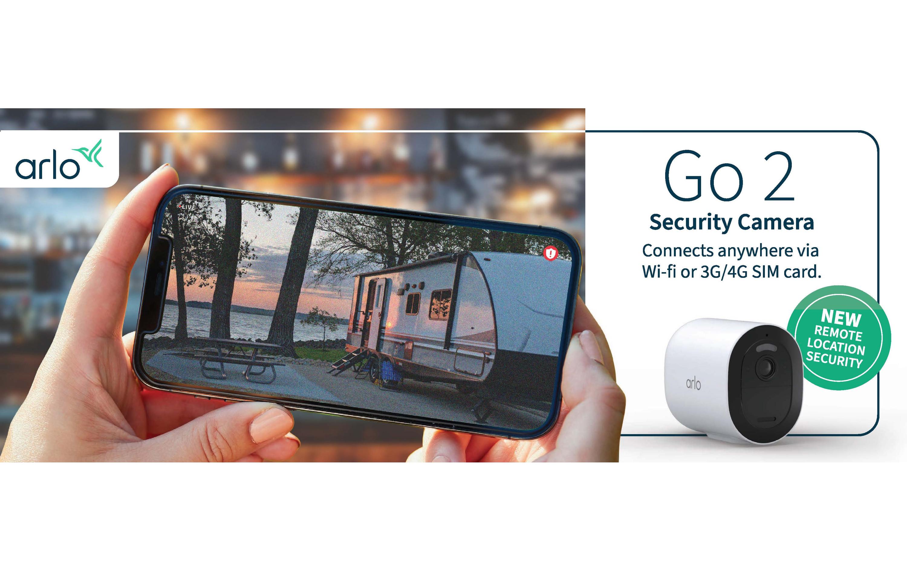 4G/LTE-Kamera Go 2 HD<br>Arlo Go 2