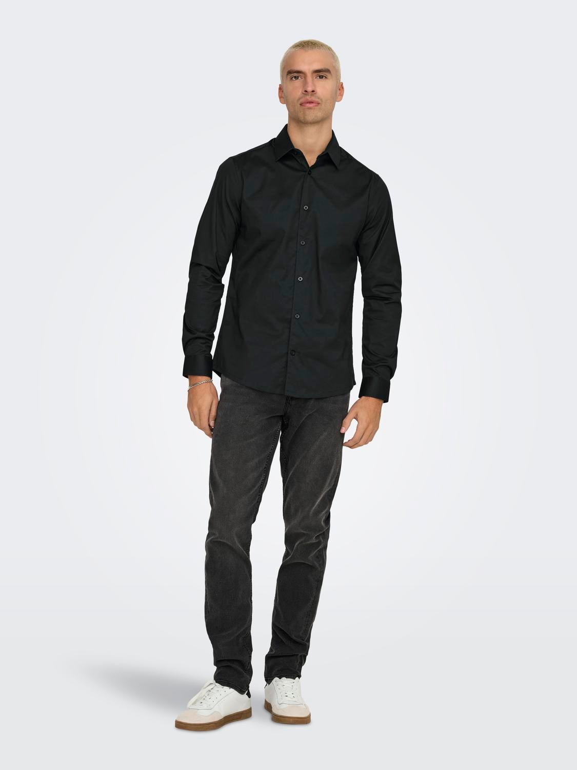 ONSJORDAN Hemd Black