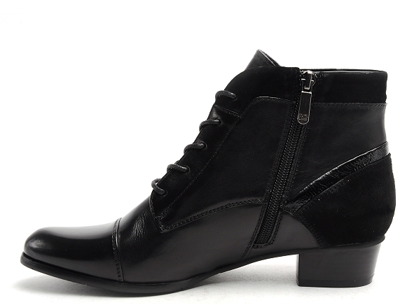 Regarde le ciel boots bottine plates femme stefany 377 noir
