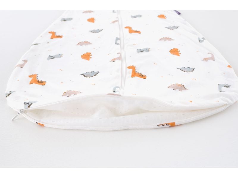 Träumeland Baby-Sommerschlafsack Dinolino Grösse 80 Sommerschlafsack mit süssen Dinosaurier