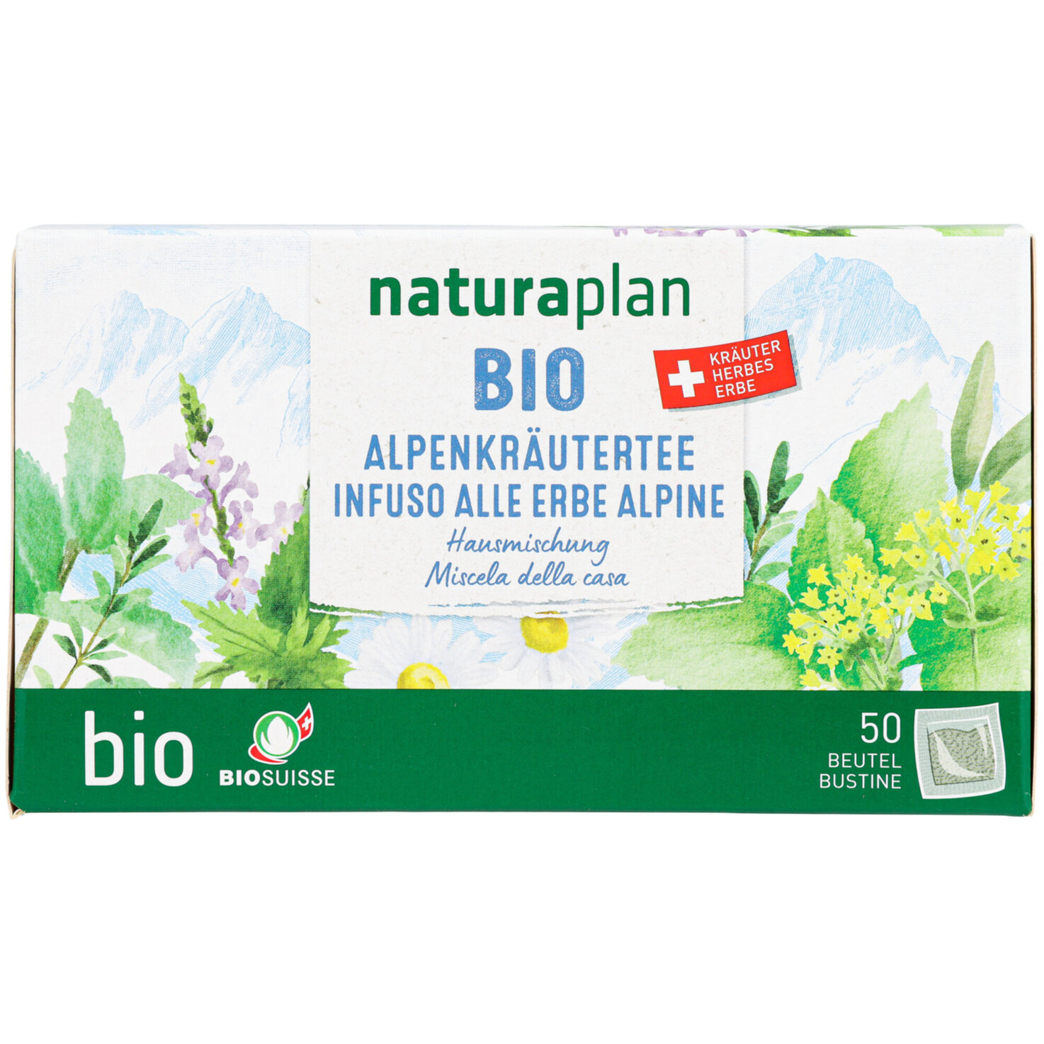 Naturaplan Bio Alpenkräutertee 50 Beutel