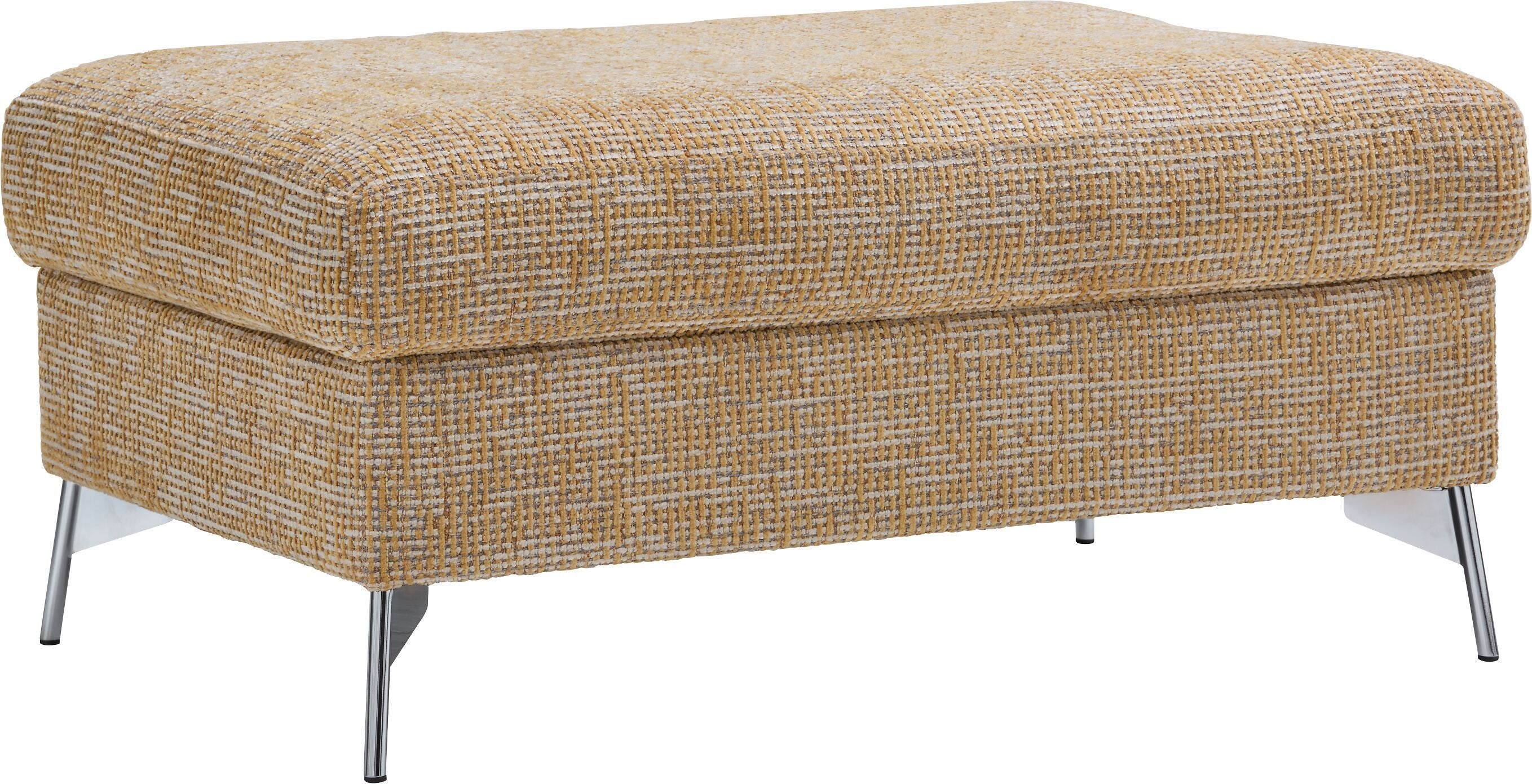 DIENER Hocker - Gelb / B: 64.0 cm x T: 95.0 cm x H: 45.0 cm