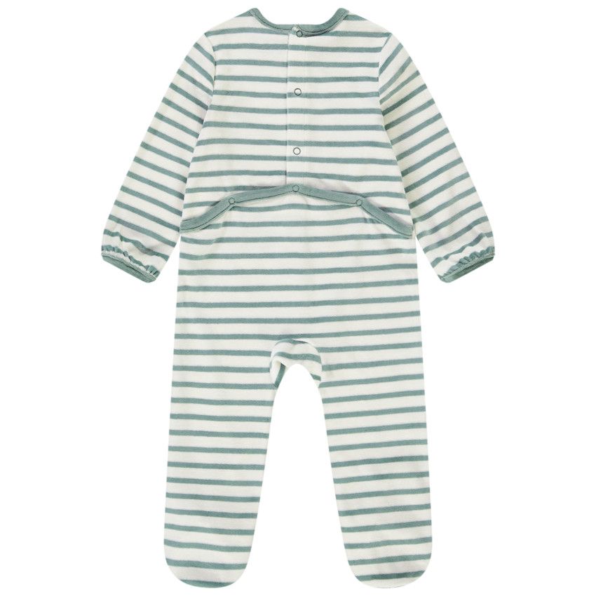 Lot de 2 dors-bien fantaisie pour bébé garçon avec ouvertures différentes selon l'âge - Ecru