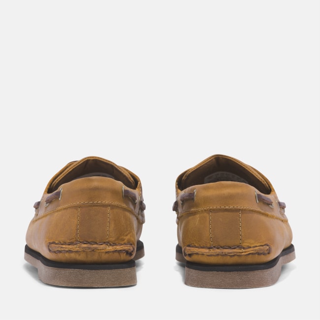Scarpa da Barca in Pelle Classic da Uomo in                giallo
