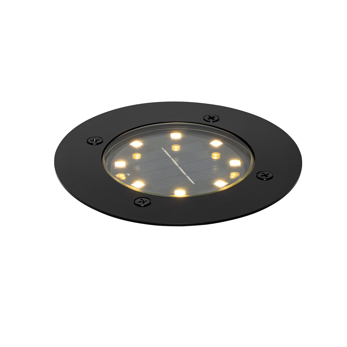 Set van 6 grondspots zwart incl. LED IP65 Solar - Terry