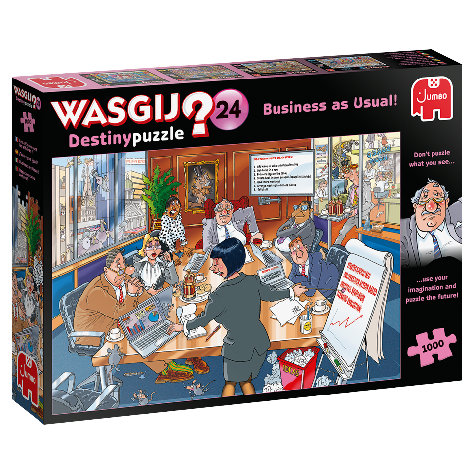 Wasgij - Destiny - #24 Business As Usual! (1000 pieces) (JUM5013)