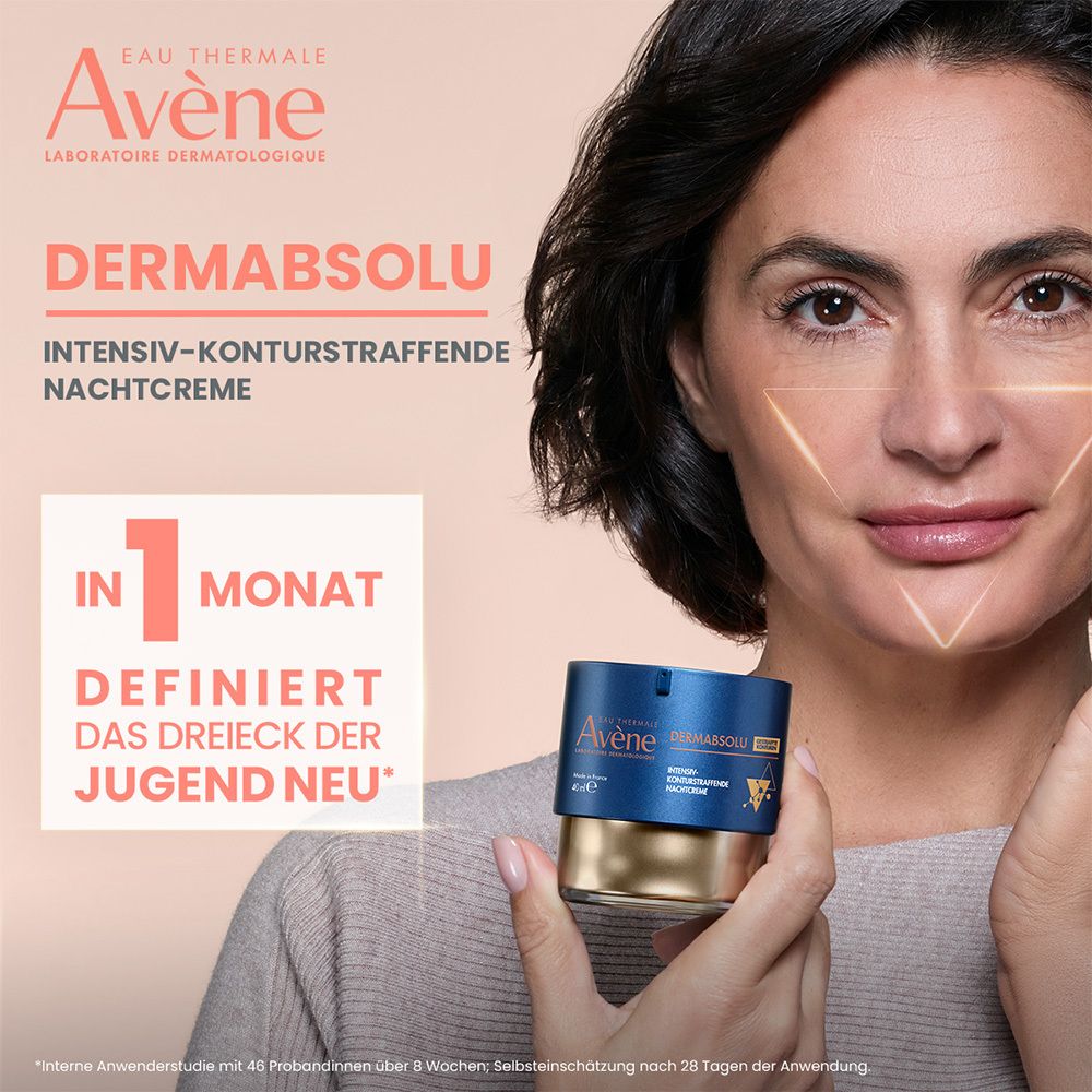 Avène DERMABSOLU intensiv-konturstraffende Nachtcreme + Avène Hyaluron Activ B3 Serum 10ml GRATIS