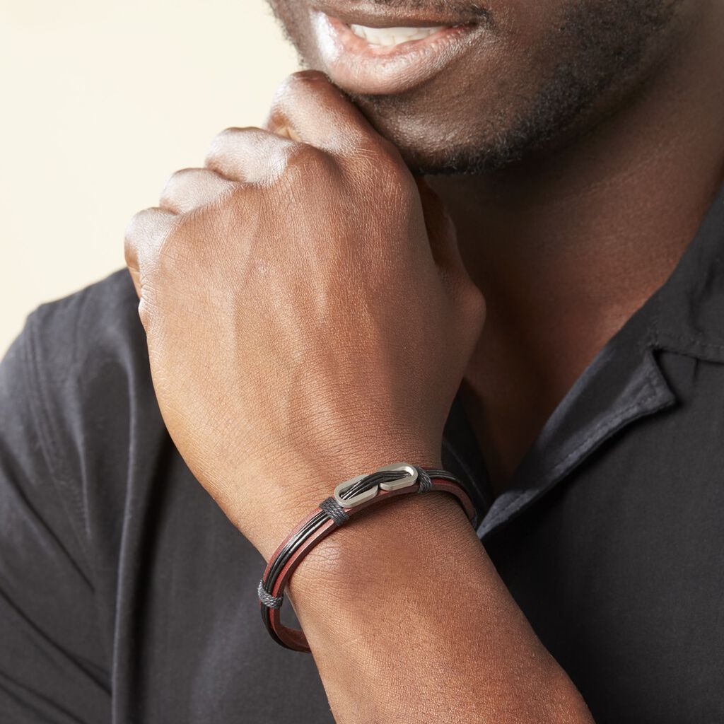 Bracelet Acier Blanc Tristan
