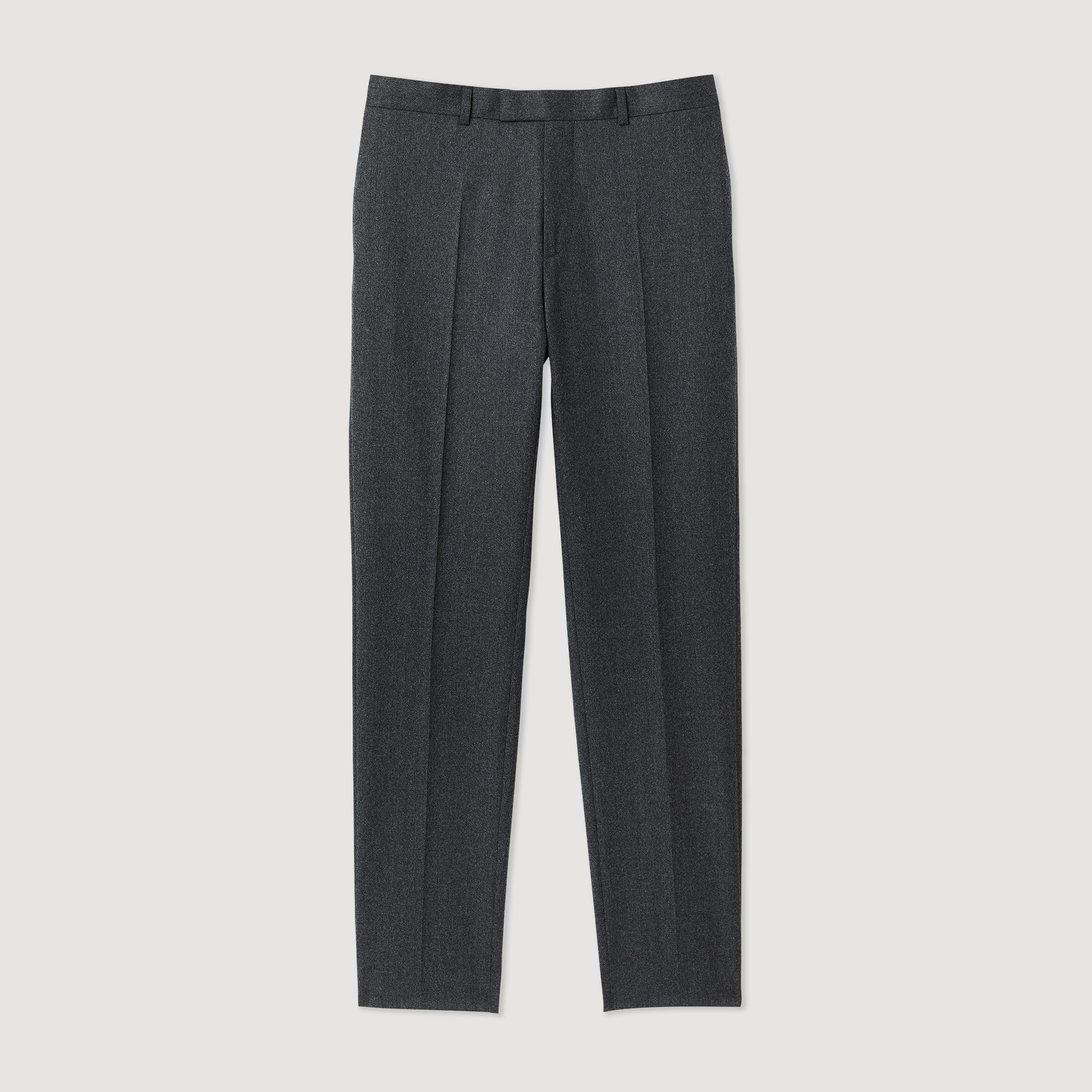 Pantalon de costume en flanelle