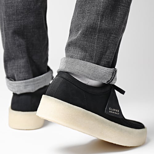 Chaussures Wallabee Cup Black Nubuck