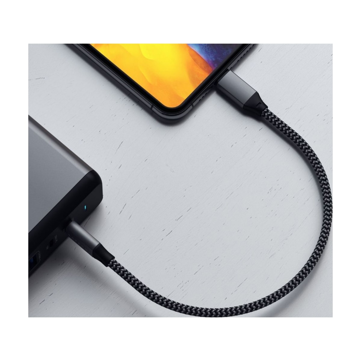 Satechi USB-C til Lightning-kabel 25 cm