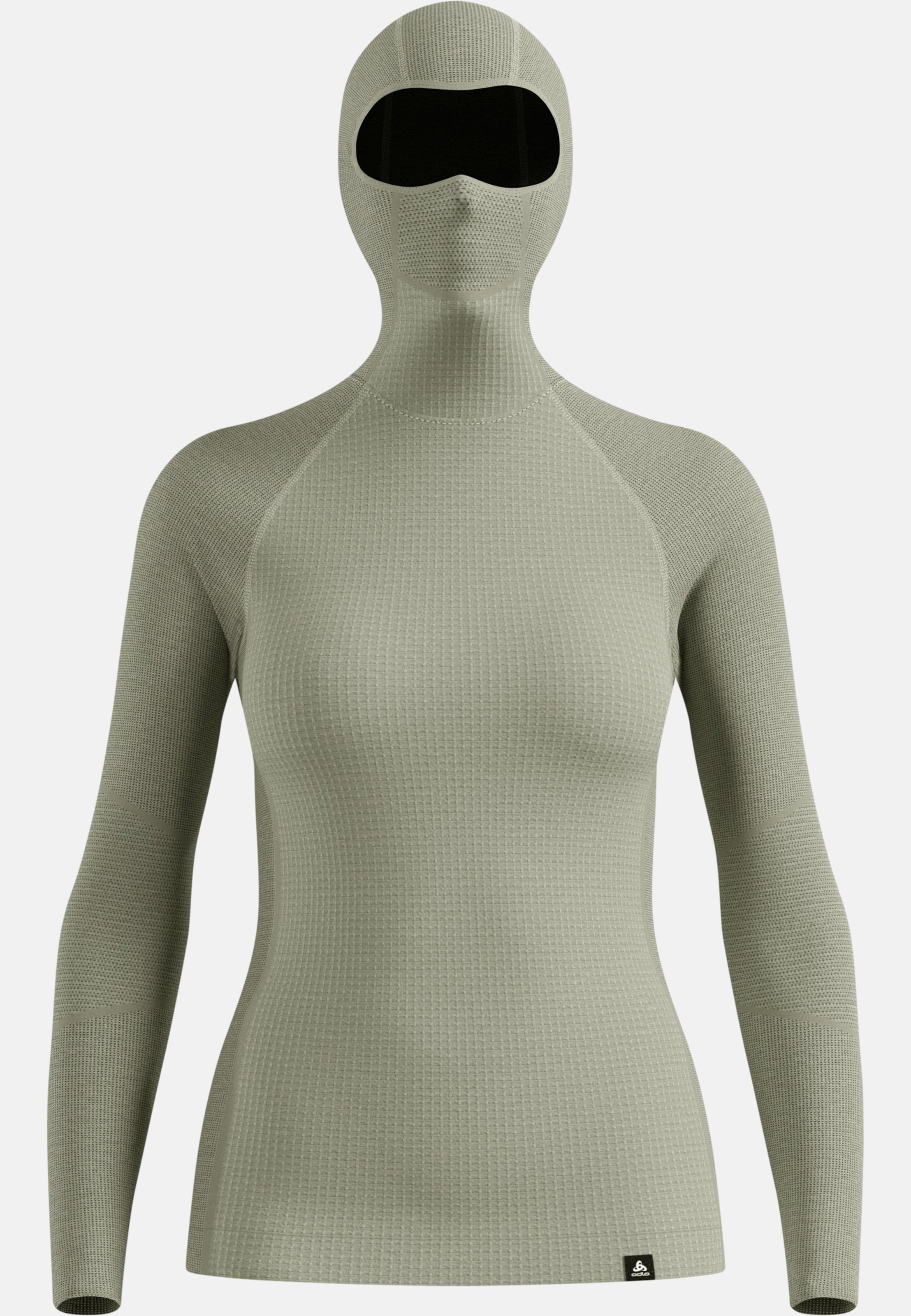 Seamless Performance Wool Funktionsshirt mit Gesichtsschutz in shadow