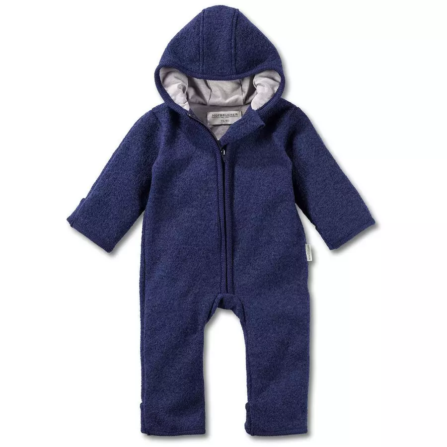 Hofbrucker Wollwalk Overall Walkoverall Blaubeere