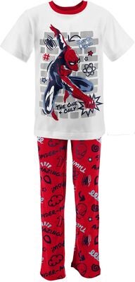 Marvel Spider-Man Pysjamas, Rød