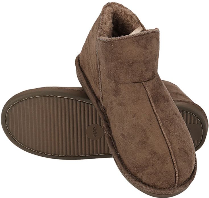 Apollo - Sloffen Heren - Bruin - Suede - 1 Paar Pantoffels