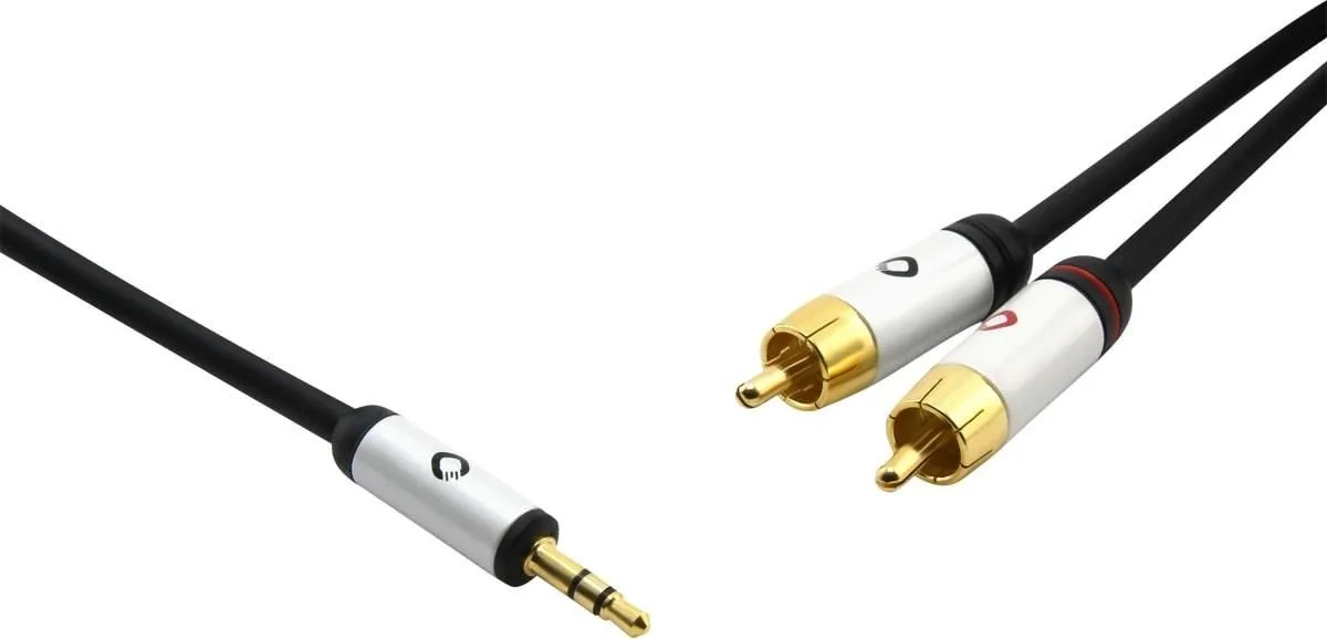 Oehlbach I-Connect Jack RCA Noir (5 m) Câbles jack et mini-Jack