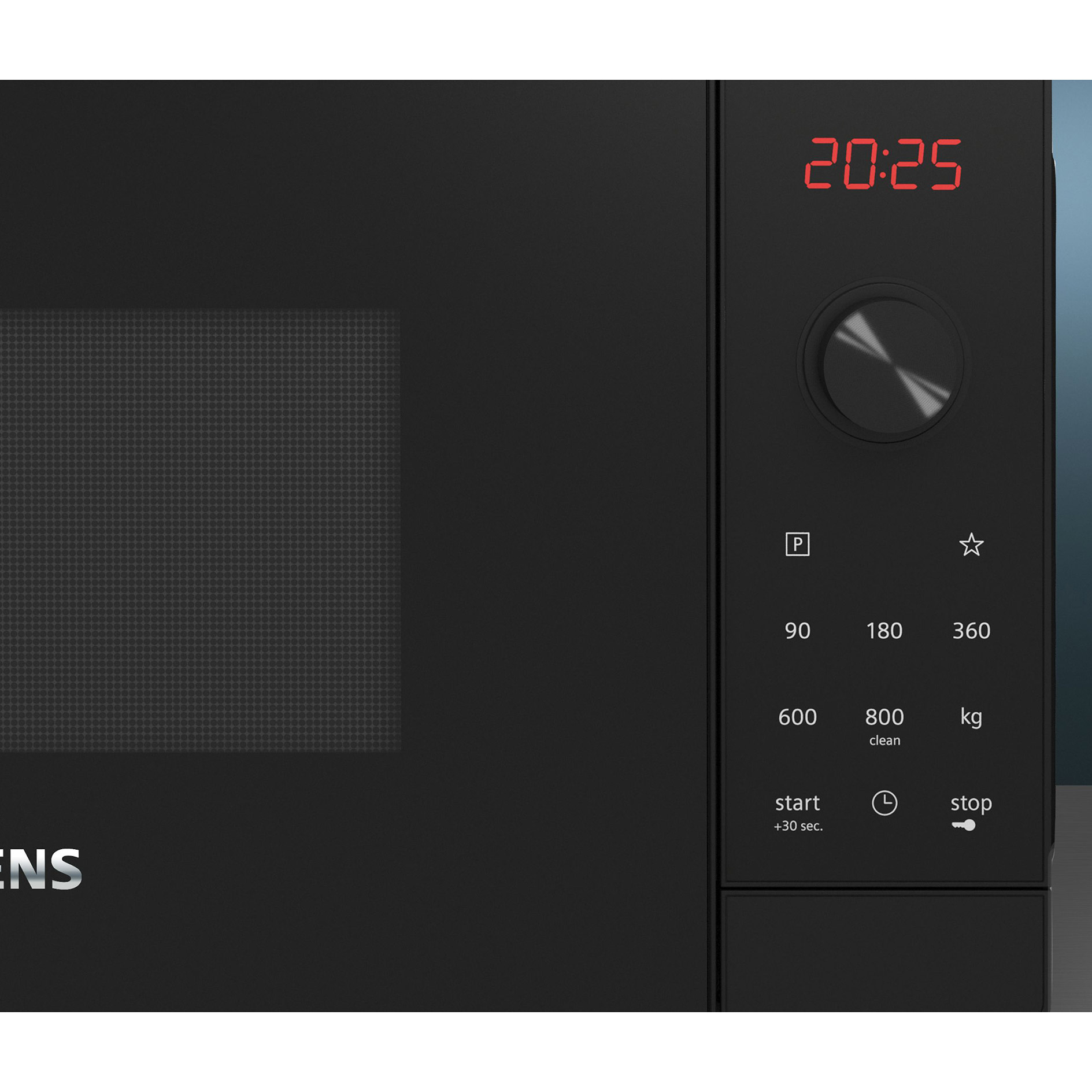 SIEMENS Mikrowelle FF023LMB2 - schwarz - 800 Watt