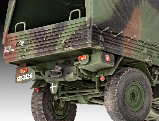 Revell - Unimog 2T Milgl Modelbil Byggesæt - 1:35 - Level 5 - 03337
