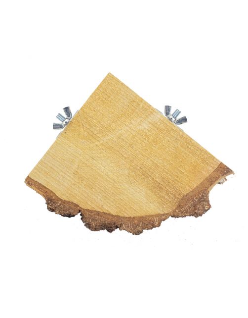 Back Zoo Nature Houten Plateau Kwartrond - Vogelaccessoires - ca. 10-18 cm