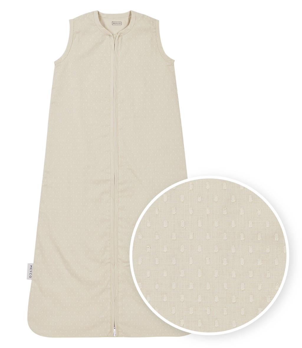 Plume baby slaapzak soft sand