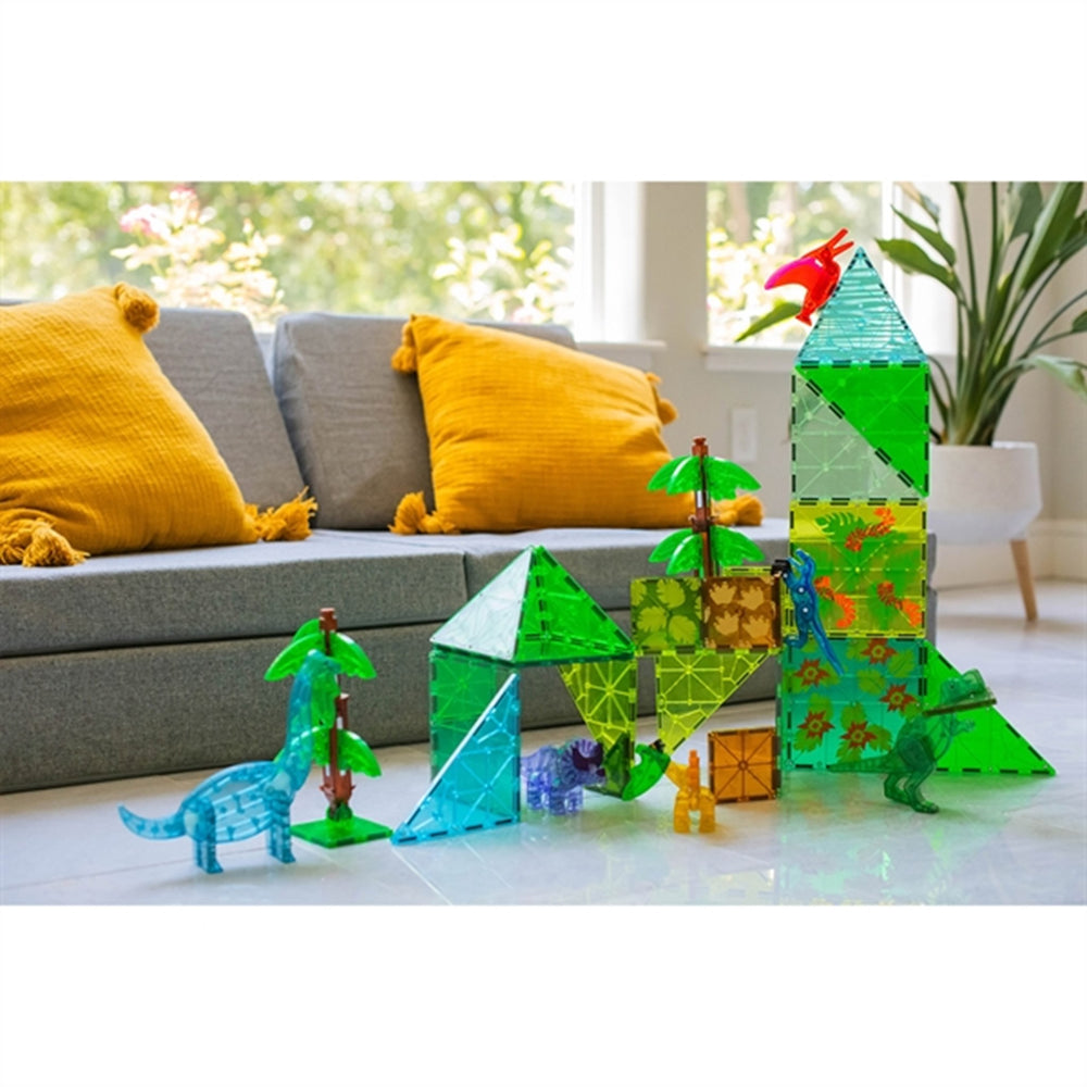 Køb Magna-Tiles® Dino World XL - Magnetsæt 50 Dele