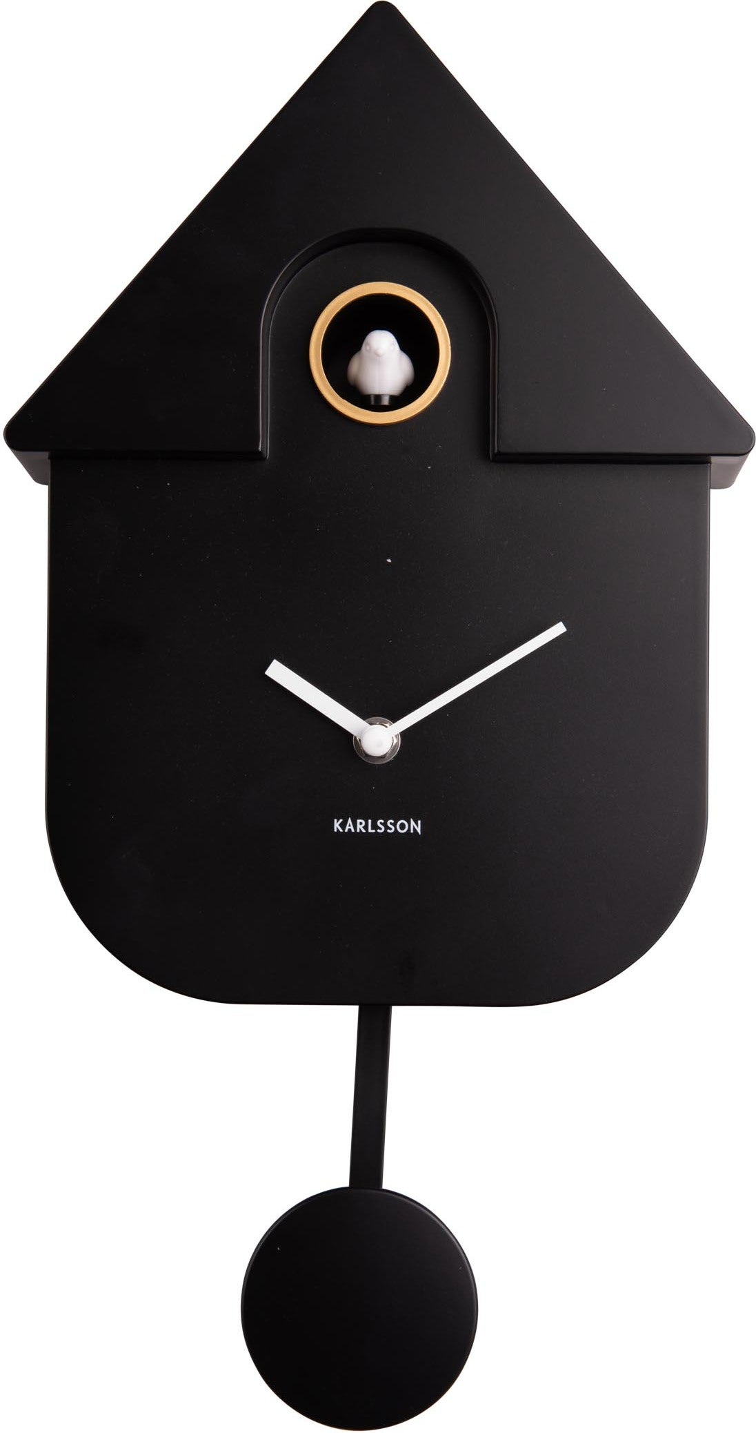 Karlsson wandklok Cuckoo zwart 21,5 x 10 x 41 cm