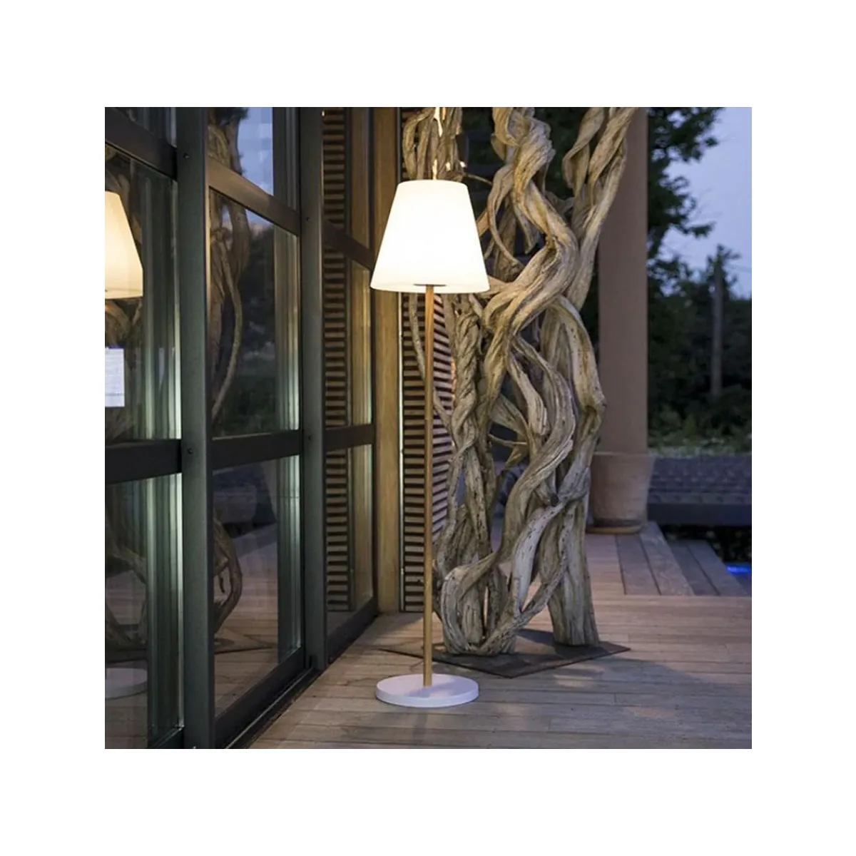 Lumisky Lampadaire Solaire Standy Wood