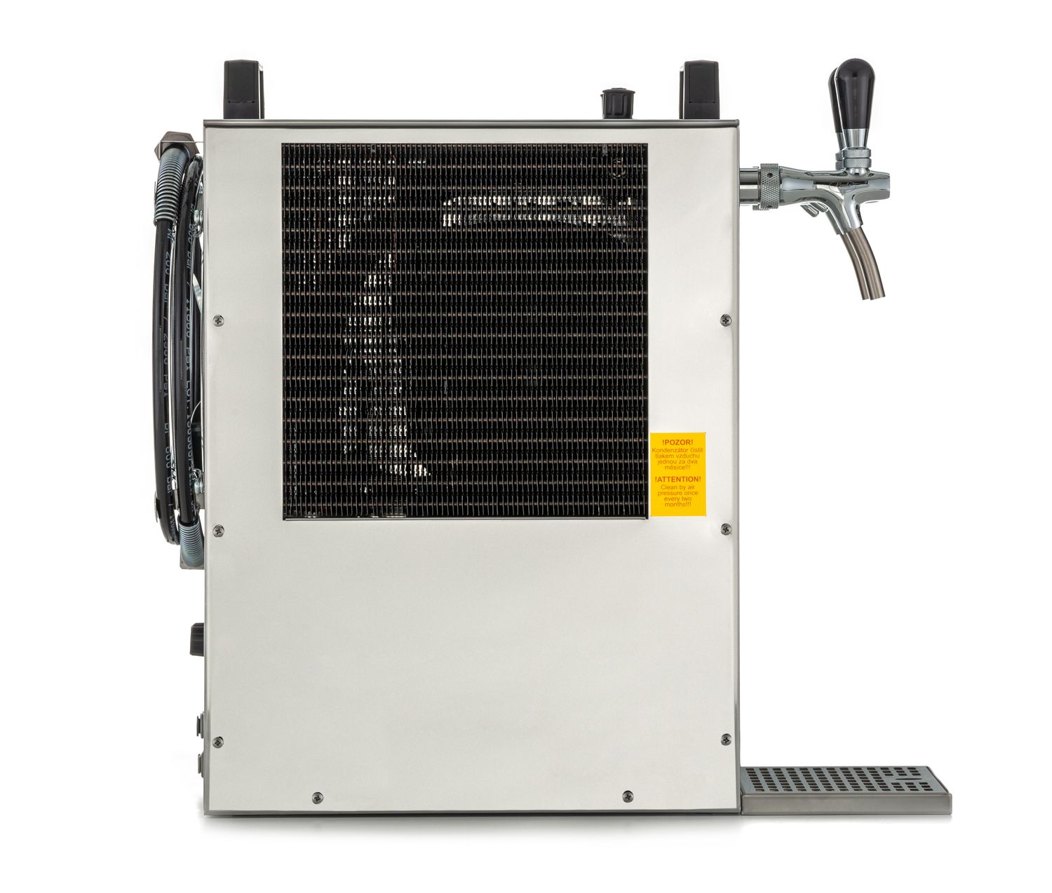 Zapfanlage, Bierzapfanlage Kontakt 155/K Green Line, 2-leitig Trockenkühlgerät aus Edelstahl, 160 Liter/h